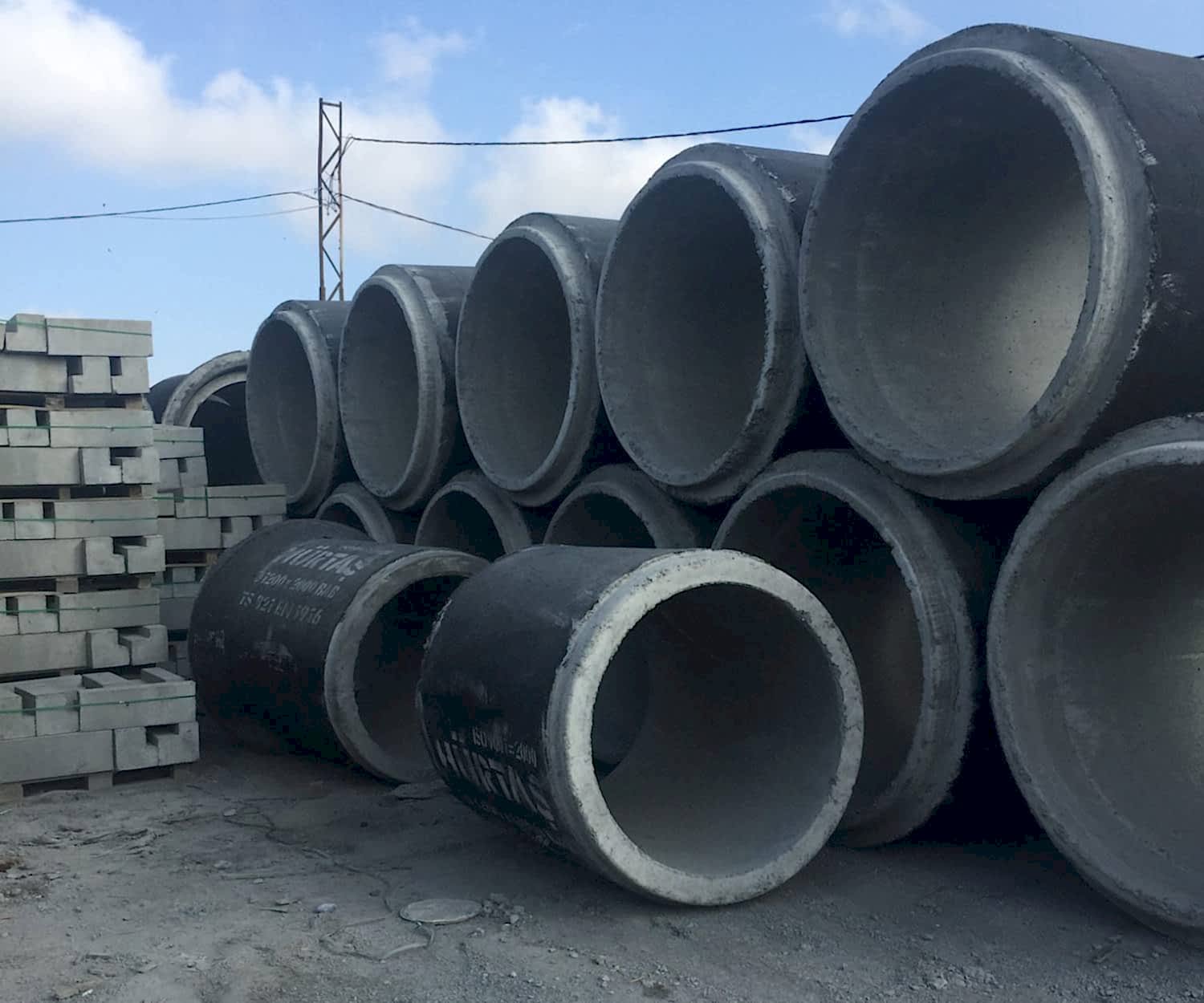 1600 lük betonarme boru